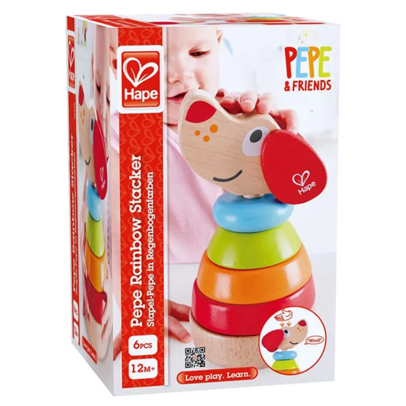 Hape Toys Cachorro Arco Iris - ^ Bloques Y Juguetes Apilables