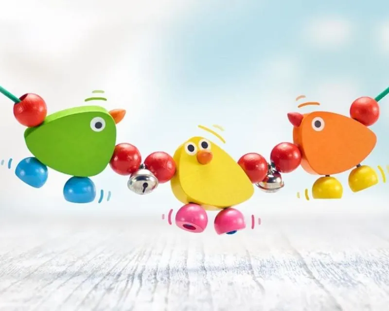 Selecta Cadena De Cochecitos Piepolini Tres Pájaros - ^ Accesorios Para Cochecitos