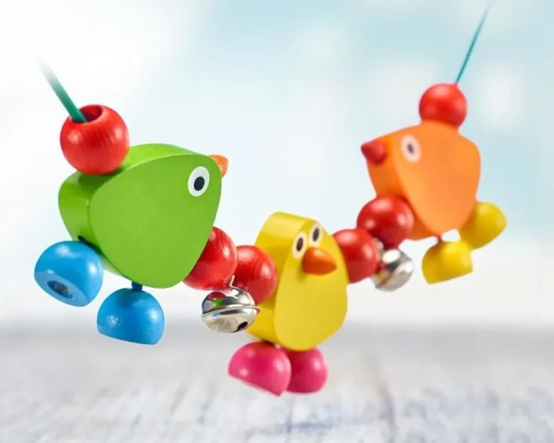 Selecta Cadena De Cochecitos Piepolini Tres Pájaros - ^ Accesorios Para Cochecitos