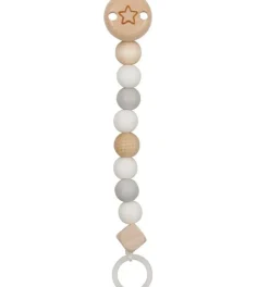 Goki Cadenita Para Chupete Estrella Gris Y Blanco - ^ Accesorios Para Pezones