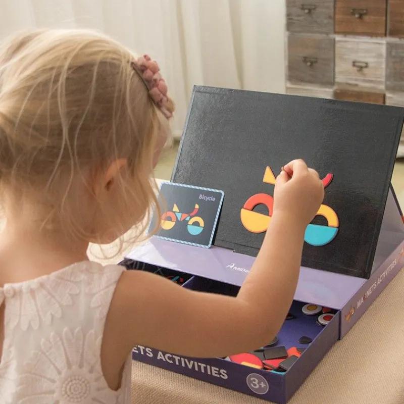 Mideer Caja De 92 Formas Magneticas - ^ Imanes, Libros Magnéticos Y Juegos Magnéticos