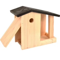 Esschert Design Caja De Anidacion Y Alimentacion 2 En 1 - ^ Cajas Nido Y Comederos Para Animales