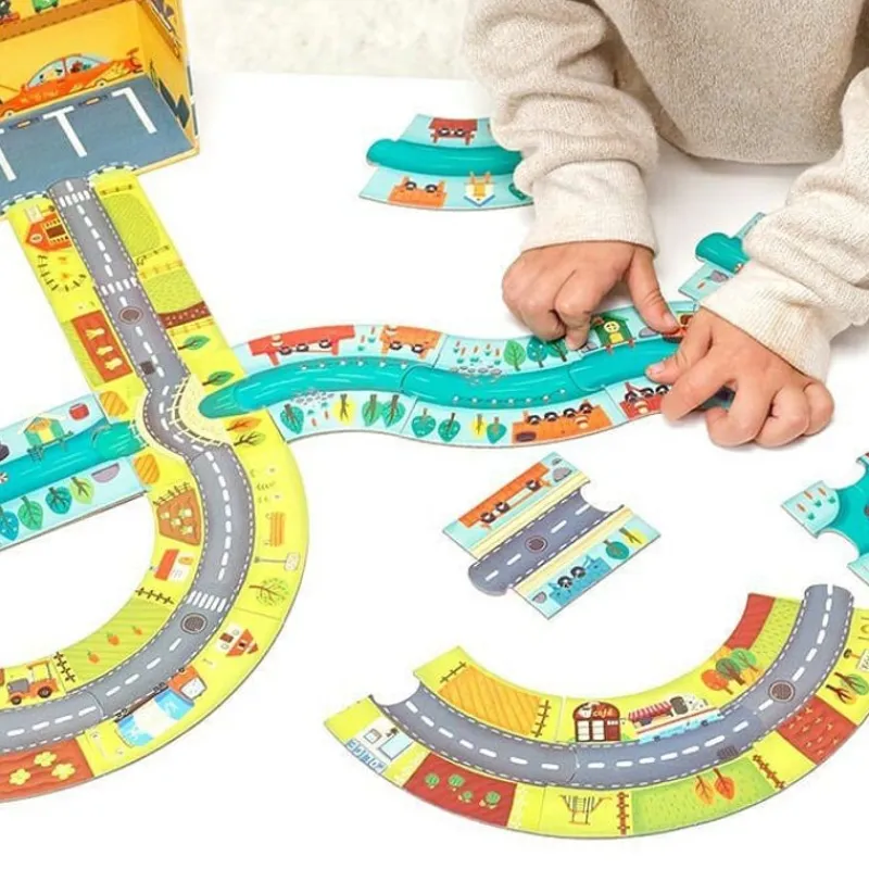Mideer Caja De Circuito De Rompecabezas - ^ Puzzles De 20 A 48 Piezas
