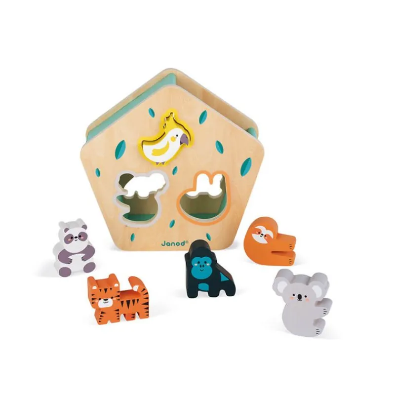 Janod Caja De Formas Animales De Madera - ^ Cajas De Forma