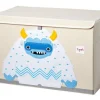 3 Sprouts Caja De Juguetes Yeti - ^ Cajas De Juguetes Y Muebles De Almacenamiento