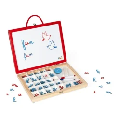 Janod Caja De Letras Cursivas 4 En 1 - ^ Aprender Divirtiéndose