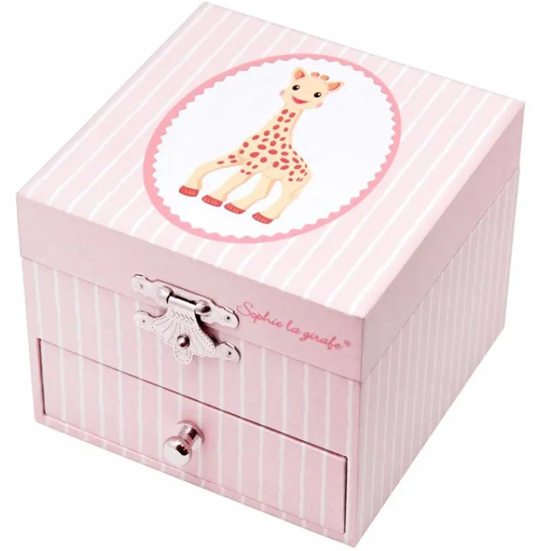 Trousselier Caja De Música De Carton Sophie La Girafe Rose - ^ Cajas De Música