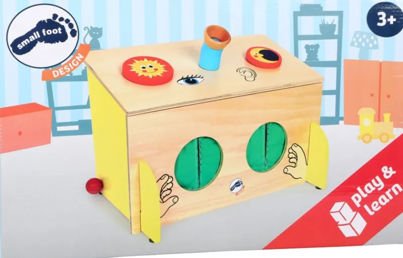 Small foot company Caja Tactil De 3 Vias - ^ Juegos Montessori