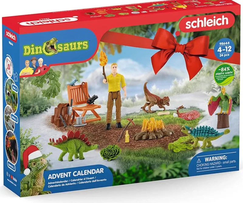 Schleich Calendario De Adviento Dinosaurios - Multicolor - ^ Dinosaurios