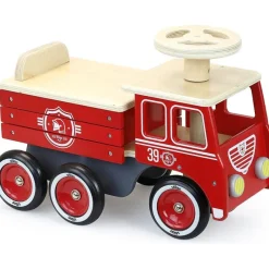 Vilac Camion De Bomberos Correpasillos De Madera Rojo - ^ Transportistas