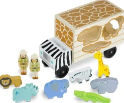 Melissa & Doug Camion De Rescate De Animales Safari - ^ Cajas De Forma