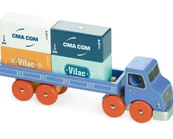 Vilac Camion Portacontenedores ity - ^ Bloques De Construcción