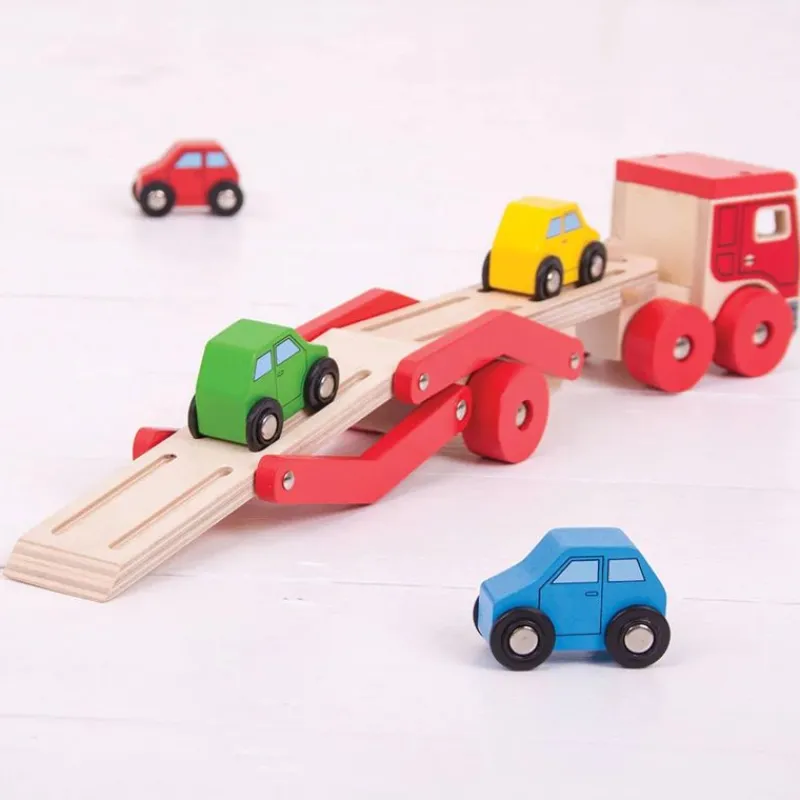 Bigjigs Toys Camion Transportador - ^ Coches, Camiones...