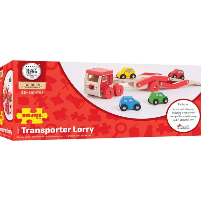 Bigjigs Toys Camion Transportador - ^ Coches, Camiones...