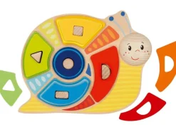 Goki Caracol Para Combinar Formas Y Colores - ^ Juguetes Para El Aprendizaje Temprano Y La Motricidad