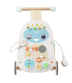 Classic World Carrito Andador Multiactividades De Madera Robot - ^ Carros De Paseo
