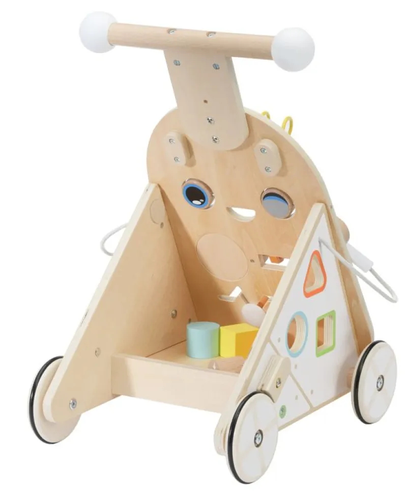 Classic World Carrito Andador Multiactividades De Madera Robot - ^ Carros De Paseo