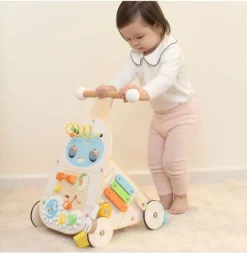 Classic World Carrito Andador Multiactividades De Madera Robot - ^ Carros De Paseo