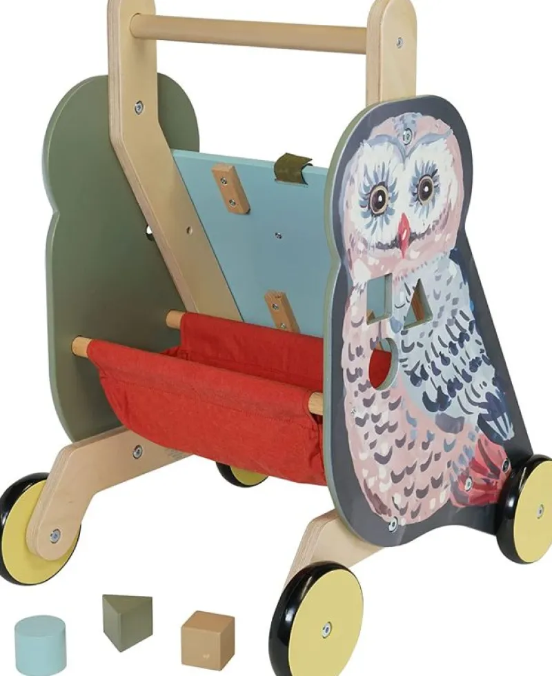 Manhattan Toy Carrito De Empuje Con Actividades Buho - ^ Carros De Paseo