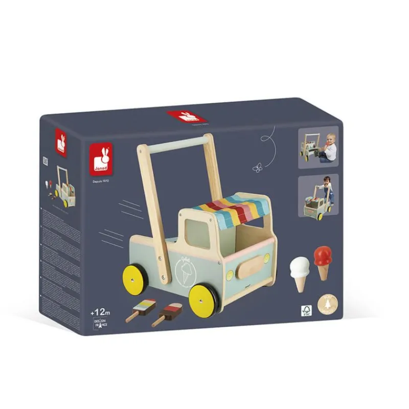 Janod Carro De Vendedor De Helados - ^ Carros De Paseo