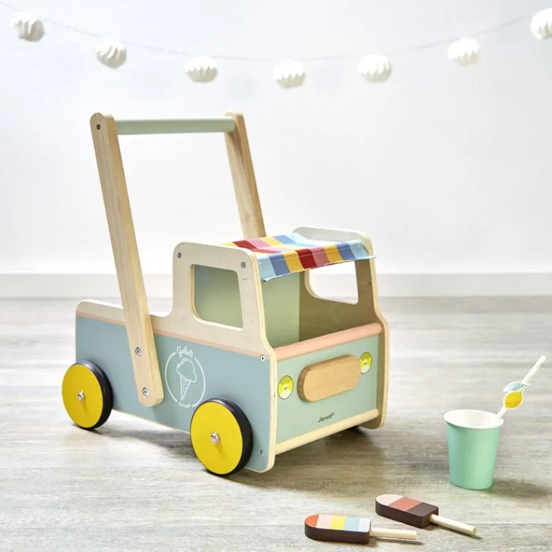 Janod Carro De Vendedor De Helados - ^ Carros De Paseo
