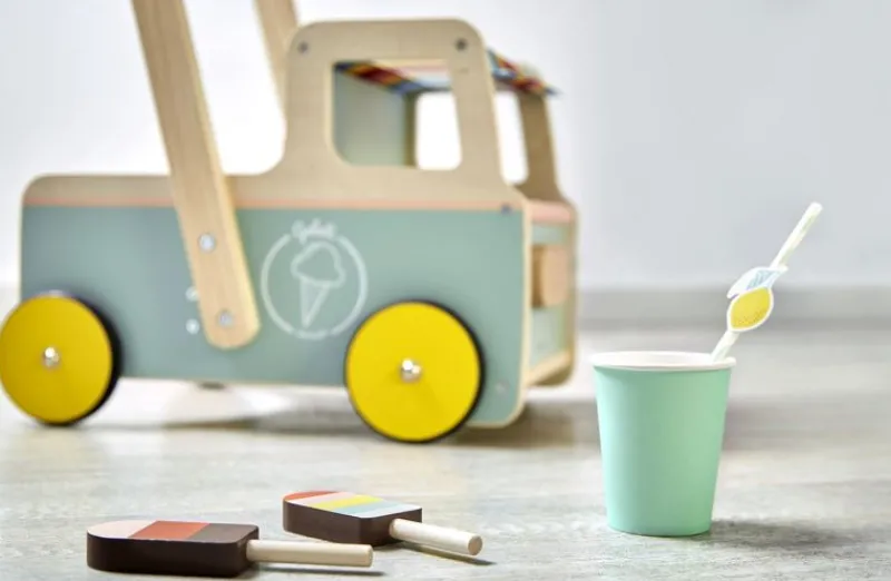 Janod Carro De Vendedor De Helados - ^ Carros De Paseo