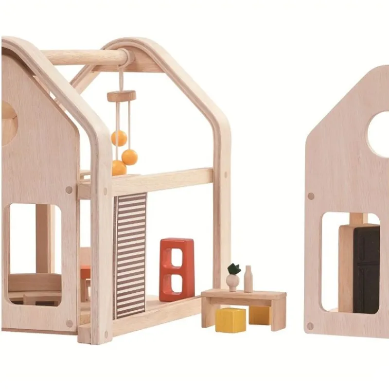 Plan Toys Casa Amueblada 3 En 1 - ^ Casas De Muñecas
