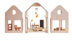 Plan Toys Casa Amueblada 3 En 1 - ^ Casas De Muñecas