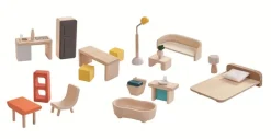 Plan Toys Casa Amueblada 3 En 1 - ^ Casas De Muñecas