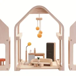 Plan Toys Casa Amueblada 3 En 1 - ^ Casas De Muñecas