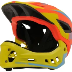 Kiddimoto Casco Integral Naranja M - ^ Cascos Y Guantes