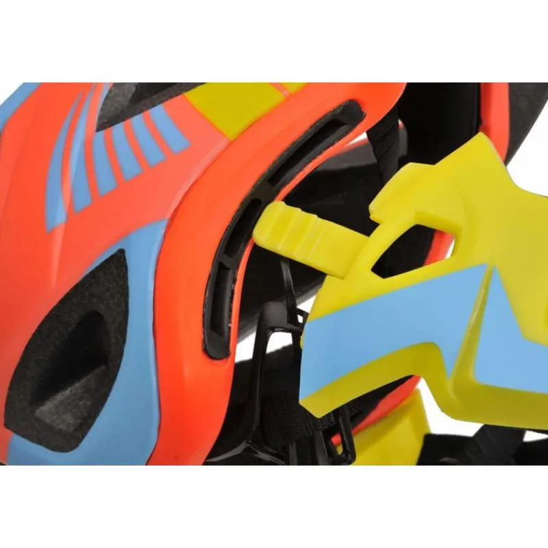 Kiddimoto Casco Integral Naranja M - ^ Cascos Y Guantes
