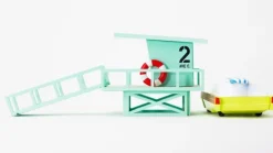 Candylab Toys Caseta Del Socorrista De Malibu - ^ Circuitos Routiers, Garajes, Estaciones-Servicios...