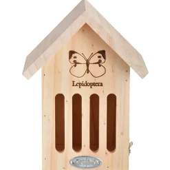 Esschert Design Caseta Refugio De Madera Para Mariposas - ^ Cajas Nido Y Comederos Para Animales