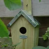 Esschert Design Casita De Pájaros Verde - ^ Cajas Nido Y Comederos Para Animales