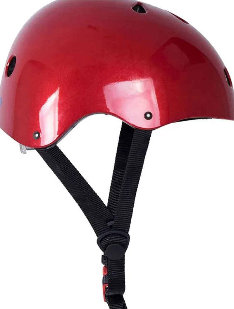 Kiddimoto Casque Metallic Red Small - ^ Cascos Y Guantes