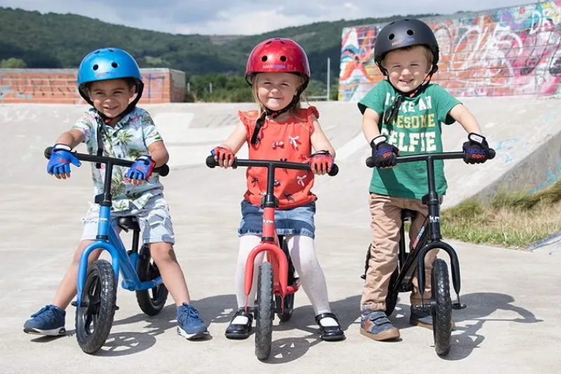 Kiddimoto Casque Metallic Red Small - ^ Cascos Y Guantes