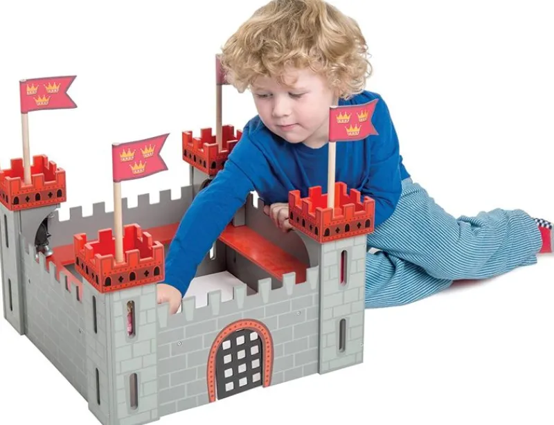 Le Toy Van Castillo Rojo - ^ El Mundo De Los Caballeros Y Los Piratas