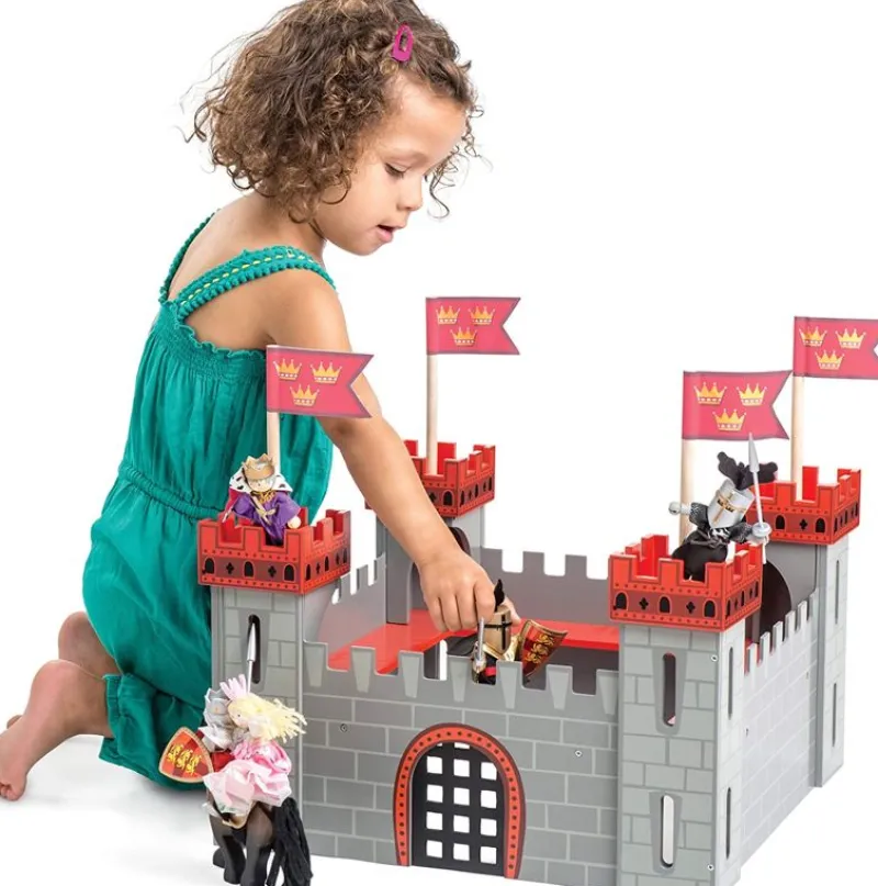 Le Toy Van Castillo Rojo - ^ El Mundo De Los Caballeros Y Los Piratas