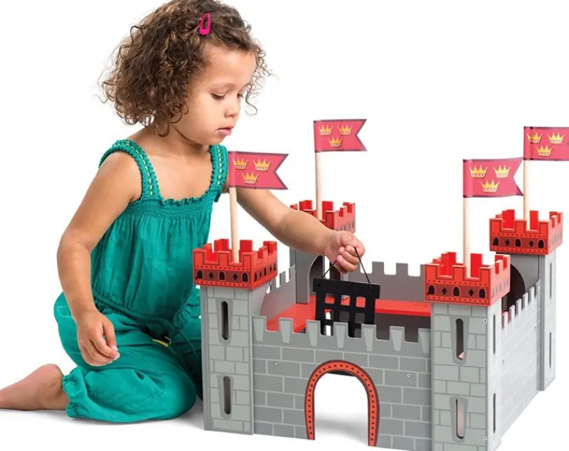 Le Toy Van Castillo Rojo - ^ El Mundo De Los Caballeros Y Los Piratas