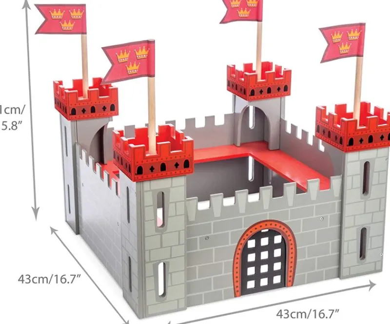 Le Toy Van Castillo Rojo - ^ El Mundo De Los Caballeros Y Los Piratas