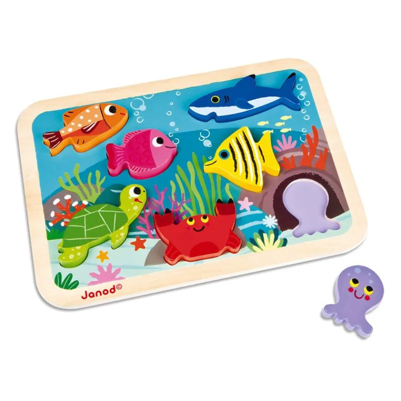 Janod Chunky Puzzle Marin - ^ Puzzles Para Niños