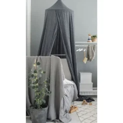 JaBaDaBaDo Cielo De Cama Gris Antracita De 230 X 55 X 55 Cm - ^ Relojes Despertadores, Marcos De Fotos, Medidores De Altura, Espejos...