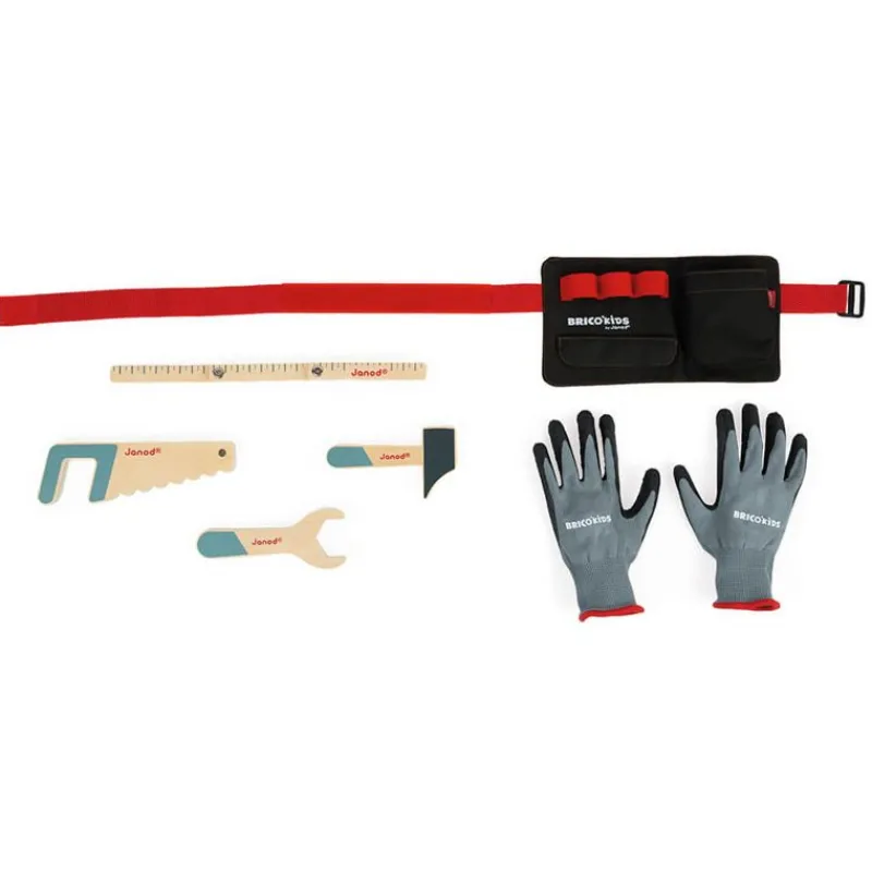 Janod Cinturon De Herramientas Y Guantes - ^ Bancos De Trabajo, Cajas De Herramientas, Bricolaje...