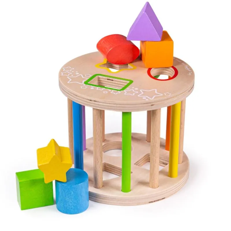 Bigjigs Toys Clasificador De Forma De Madera - ^ Cajas De Forma