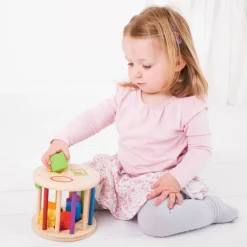 Bigjigs Toys Clasificador De Forma De Madera - ^ Cajas De Forma