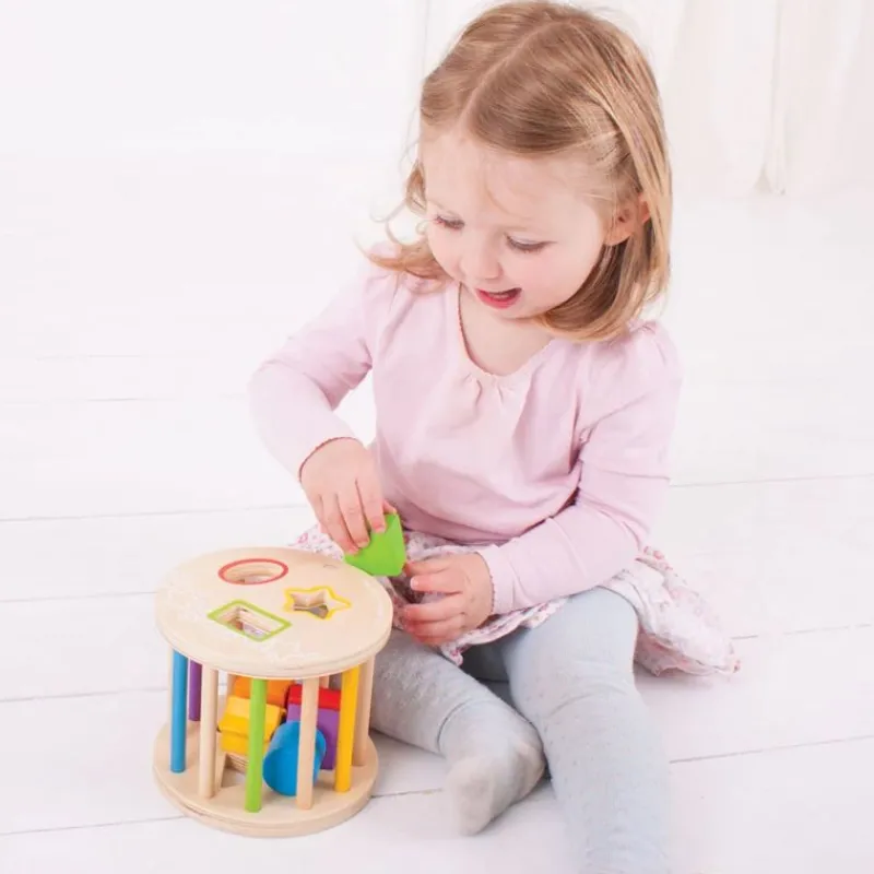 Bigjigs Toys Clasificador De Forma De Madera - ^ Cajas De Forma