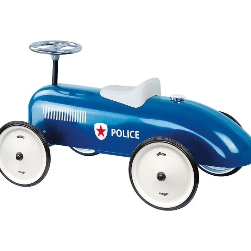 Vilac Coche De Carreras Correpasillos De Metal Policía - ^ Transportistas