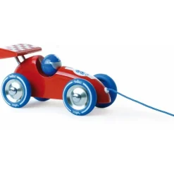 Vilac Coche De Carreras Rojo Y Azul - ^ Juguetes Que Tiran Y Empujan