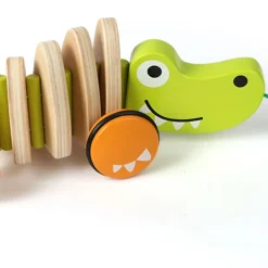 Hape Toys Cocodrilo De Arrastre - ^ Juguetes Que Tiran Y Empujan